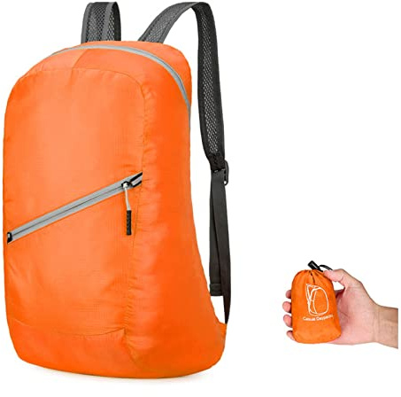 MEELYHOME Leichter, verstaubarer, wasserabweisender Rucksack für Reisen, Camping, Outdoor, Wandern, Tagesrucksack