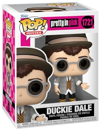 Funko POP! Movies: Pretty in Pink - Duckie Dale | Offizielles Comedy Merch - Vinyl Sammelfigur als Regal Deko - Geschenkidee zum Geburtstag für Fans und Sammler