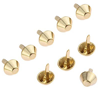 CTRSM Polsternägel, 50 Stück goldene 1526 mm Eisennägel for Möbelinnenräume, Sofatüren, Dekorationsnägel, Nieten, Reißzwecken for Schmuckschränke, Holzkisten