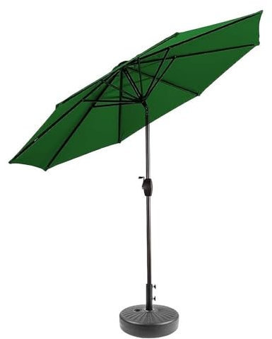 DGSYUAN Sonnenschirm Im Freien Terrassenschirm, Outdoor-Marktschirm Mit Neigung Und Kurbel, 8 Stabile Rippen Für Deck, Rasen, Pool Gartenschirm(C)