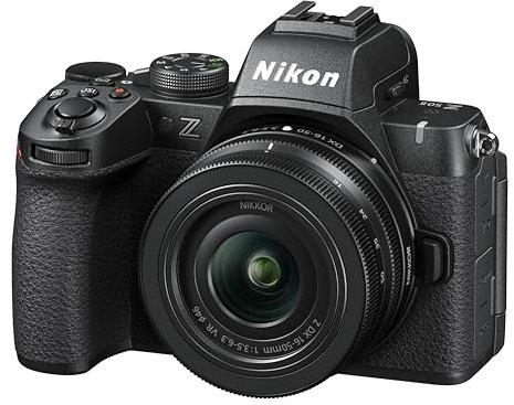 Nikon Z50II, NIKKOR Z DX 16-50 VR+Lexar SD128GB, Fotocamera Mirrorless, CMOS DX 20.9MP, Processore EXPEED7, Sistema AF, Mirino Elettronico EVF, LCD 3.2, Video 4K [Nital Card: 4 Anni di Garanzia]