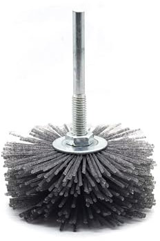 Brocas de Cepillo de Alambre, Cabezal de pulido de nailon con alambre abrasivo, taladro eléctrico, cepillo de pulido for eliminar óxido de metal, cepillo de rueda desbarbadora de muebles de madera, ce