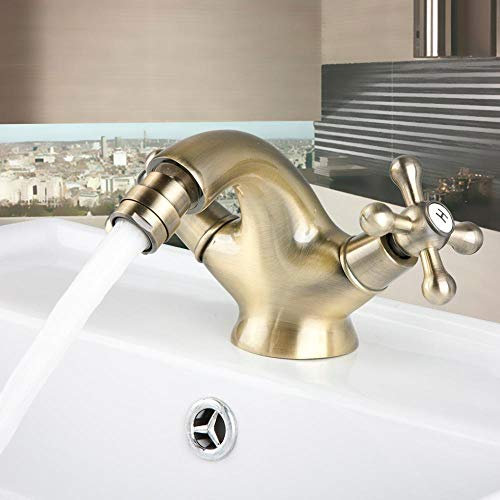 Robinet de bidet en laiton massif d'inspiration antique avec finition en laiton poli Style vintage
