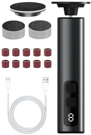 Eliminador De Callos Eléctrico Para Pies Cabezal de disco de lija | Portátil Discos de lija, cabezales para , elimina durezas, piel muerta y agrietada en manos, pies, para hombres, mujeres
