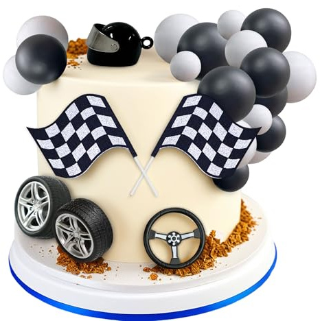 JeVenis Motocross Motorrad Kuchendekoration Dirtbike Partydekorationen | Motocross Motorrad Kuchendekoration Dirtbike Partydekorationen Motorradmann Geburtstag für Dirtbike Babyparty Dekor