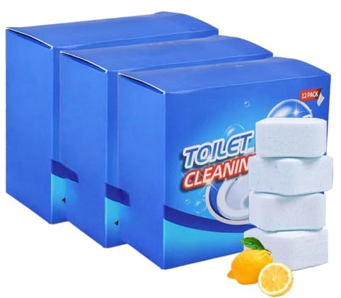 Cleaning Block Wc, 2025 New Detersivo Bagno, Prodotti di pulizia profonda WC Per bagno domestico, Rapido Rimuovi lo Sporco del Gabinetto Cattivo (3 PCS)