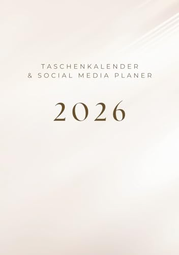 Taschenkalender & Social Media Planer 2026
