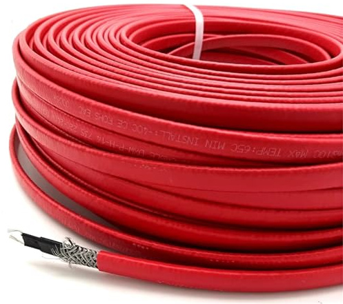 WQBQXNY Cable Calefactor autorregulable DXW-PH-14 de 100 m/Lote, 220 V, 14 mm, for deshielo de techos.
