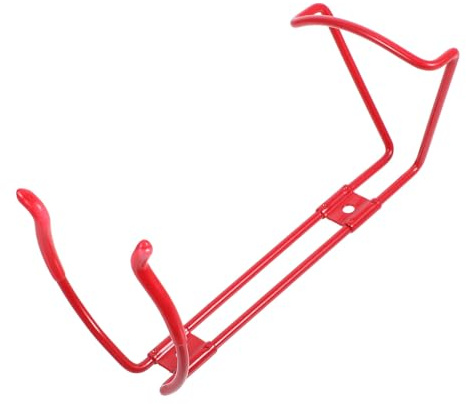 SEWACC Heavy Duty Iron Fire Extinguisher Bracket Wall Mounted Holder with Hole Diameter 5mm and Distance 10.2cm, Suitable for Offices and Other Settings, Versatile Wall Fire Extinguisher