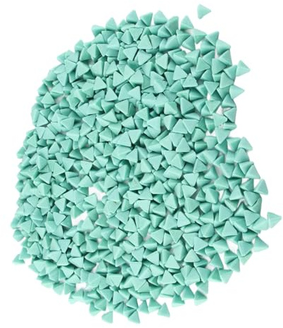 Tnfeeon Blocco Abrasivo in Resina per Lucidatura, Mezzi Abrasivi Altamente Lucidi da 500 G per Cristalli e Conchiglie di Agata di Giada, Lucidatura a Vibrazione Smussata Compatibile per Intagliatori