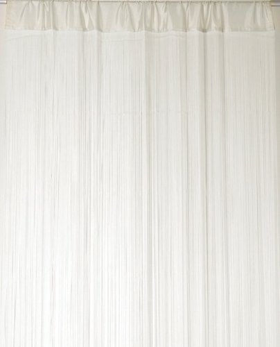 Fadenvorhang Niagara 90 x 200 cm, Farbe:weiß