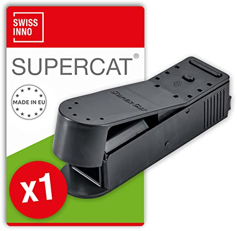 SWISSINNO Trappola Viva per Topi Catch Alive – Pre-Esca con Burro di Arachidi – Riutilizzabile – Cattura senza Ferire – Swiss Design Sicuro per Interno ed Esterno