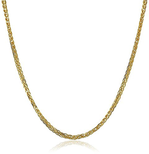 PRINS JEWELS 18 Karat 750 Gold Diamantschliff Spiga Weizen Gelbgold Kette - Breite 1.50 mm - Länge wählbar