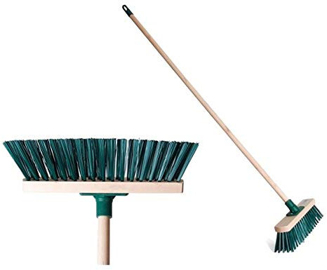 Cepillo 30 Cm con Mango Madera 120 Cm