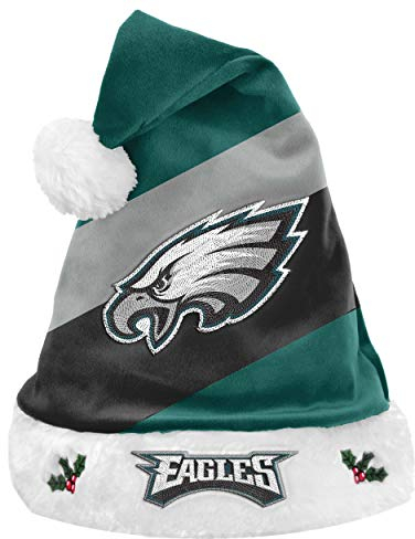 Foco NFL Philadelphia Eagles Basic Santa Claus Hat Weihnachtsmann Mütze