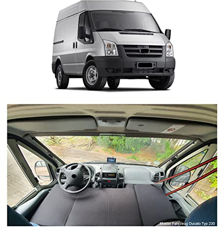 BREMER SITZBEZÜGE Camper-Bett Kinderbett Fahrerhausbett kompatibel mit Ford Transit 6 2006-2013 Wohnmobil zubehör Wohnmobilbett Camping Camper Zubehör