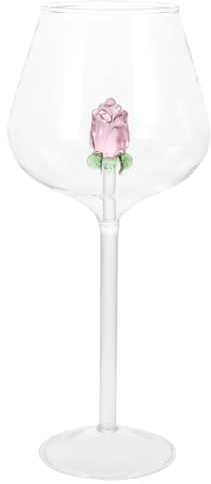 Cabilock 1pezzi Bicchiere Elegante Cristallo Per Vino Rosso Calice Creativo Con Design Unico e Resistente Per Eventi e Decorazioni