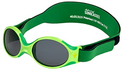 ActiveSol Babysolglasögon Explorer | Pojkar och flickor | med extra mjukt pannband | Polariserad, UV400-skydd, filterkategori 3 | Onesize 0–2 år | extra lätt