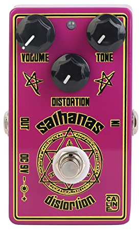 Caline CP-501S Salhanas Distortion Gitarr Effektpedal för elgitarr och bas