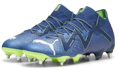 PUMA Unisex Future Ultimate Mxsg Leichtathletik-Schuh, Persian Blue White Pro Green, 44.5 EU