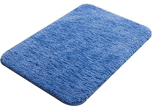 YRTHFJTJ Shower Mat,Bath Mat Non-slip Fluffy Bath Rug Machine Washable, Suitable for Underfloor Heating Shower Bathtub Door Easy To Clean-Grün||46 * 60cm(Blau,60 * 90cm)