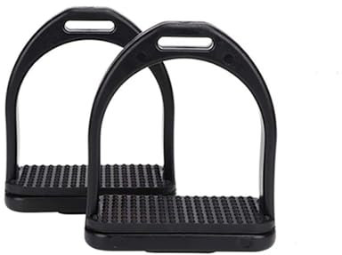 Staffe per cavalli, 1 paio di staffe di sicurezza per equitazione con cuscinetto in gomma antiscivolo per equitazione (9 cm x 9,6 cm)