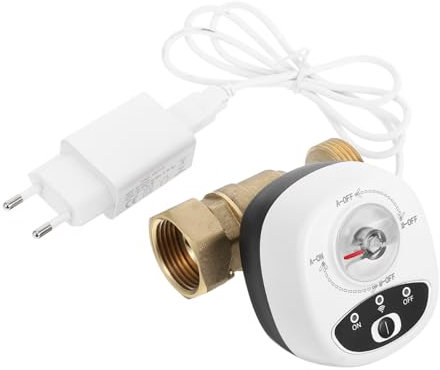 GLEAVI Wasserventil Mit Timer Elektronisches Kugelventil Für Gartenbewässerung Automatische Wassersteuerung Für Außenbereich Mit Alarmsystem Für Wasserschlauchtimer