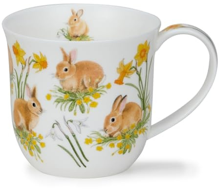 Dunoon Cumbrae Bunnies Mug en porcelaine fine 0,45 l