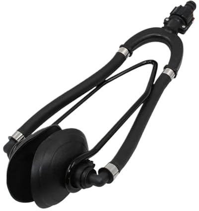 QIJUQKXI Boat Black Nylon Universal Outboard Motor Water Flusher Ear Muffs Cups Enging Dual Feed Clean Motor