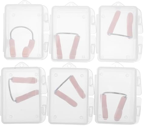 BESTonZON Clip Nasale Professionale per in Silicone 6 Riutilizzabili per Adulti Protezione per Naso
