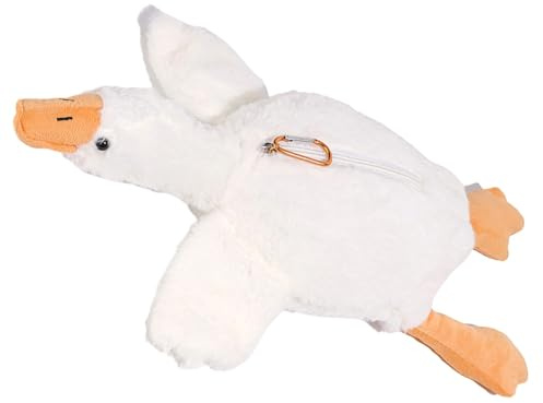 Astuccio per matite di grande capacità Cartoon Gooses Pen Bag Custodia in peluche Creative Back to School Supplies Custodia di grande capacità Cartoon Gooses Pen per scuola ufficio