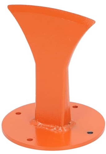 Yechiry Spaccalegna, Spaccalegna Manuale in Acciaio Forgiato con Attacco Sicuro per Ceppi per Caminetti, Stufe, Forni per Pizza e falò (Orange)