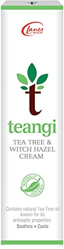 Tea Tree and Witch Hazel Cream 28g - 100% natural - treat and soothe irritated skin - Teangi