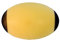 SPORT SIDE – Rugbyball – Ballspiel – 046518 – Zufallsfarbe – Schaumstoff – 30 cm – Sportzubehör – Pausen- und Training