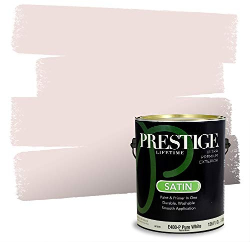 PRESTIGE Exterior Paint and Primer in One, China Rose, Satin, 1 Gallon