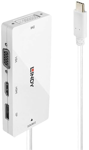 LINDY 43279 USB Typ C auf Multi-AV Konverter