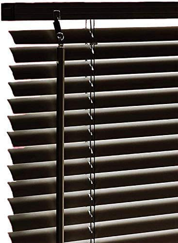 Funky Gadgets PVC Venetian, (90 x 213 cm, PVC Plain, Black)