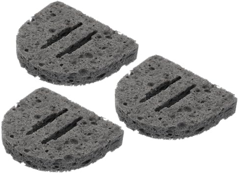 sourcing map 3PCS Soldering Sponge 50 x 60mm 888 Soldering Iron Special Gray-Black Cleaning Pads Welding Tip Iron Replacement for Cleaning Soldering Iron
