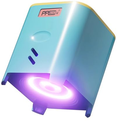 UV Intelligent Curing Lamp Type-C Socket Shadowless Glues UV Adhesive Green Oil Powerful Curing Screen Maintenance Lamp Uv Curing Light for Resin Crafts Nails Portable Small Glues Rubber Repair