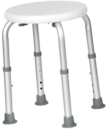 HAPINARY Sgabello Antiscivolo Per Doccia Per Anziani Doccia e Portatile Design e Superficie Per e Facilità