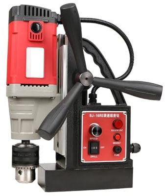 Taladro de roscado, taladro magnético, taladro magnético, máquina de taladrar, taladro eléctrico de avance y retroceso de velocidad ajustable