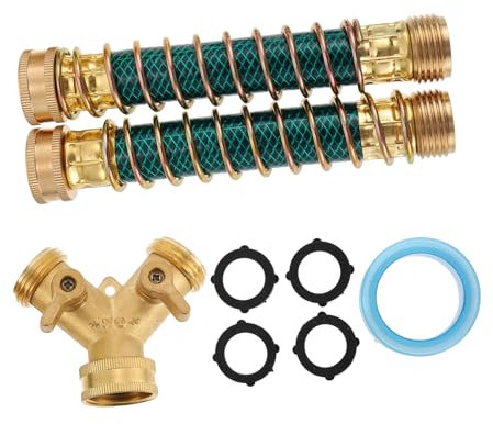 MERRYHAPY Gartenschlauch-verlängerungsadapter Y-ventil Schlauchverbinder-verteiler Wasserhahn-verteiler Gartenzubehör