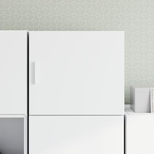 THOYTOUI Wandschrank, Hängeschrank TV-Schrank Apothekerschrank Arbeitsplatte Geeignet für Ufficio Corridoio Camera da letto Soggiorno Weiß 45x42,5x40 cm Holzwerkstoff