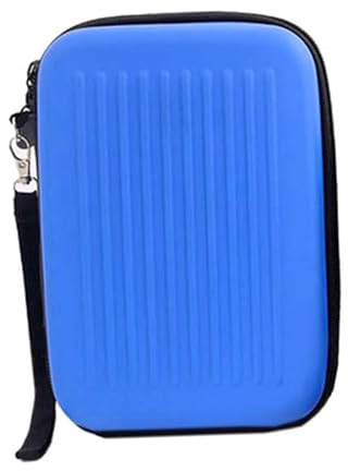 Fenteer Estuche de Flechas Organizador Caja Portátil EVA para Flechas con Compartimientos para Ejes Vuelos Y Accesorios Adecuado para Jugadores Profesionales, Azul