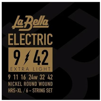 La Bella HRS-XL, Saiten für E-Gitarre, Extra Light, 009/042
