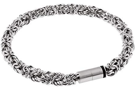 Ernstes Design Königskette - Armband für Damen Edelstahl 19 cm 5,00 mm breit A524.19