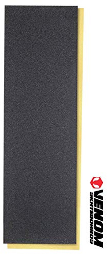 Venom Skateboards Grip Tape Professional Standard Perforated No Bubbles Self-adhesive 9 x 33 - Black