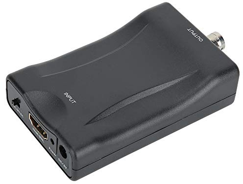 Topiky Adattatore convertitore segnale video da HDMI a BNC compatibile con formati PAL/NTSC per registratore DVD per Home Theater telecamera