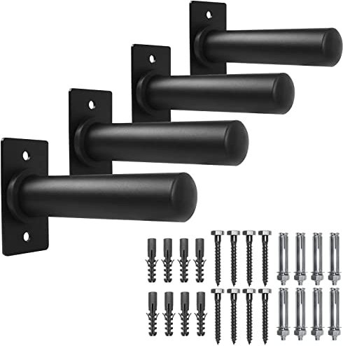 A2ZCARE Hantelscheibenhalter zur Wandmontage – passend für 5,1 cm olympische Hantelscheiben (Einzeln, Paar und 4er-Set) (4er-Set)