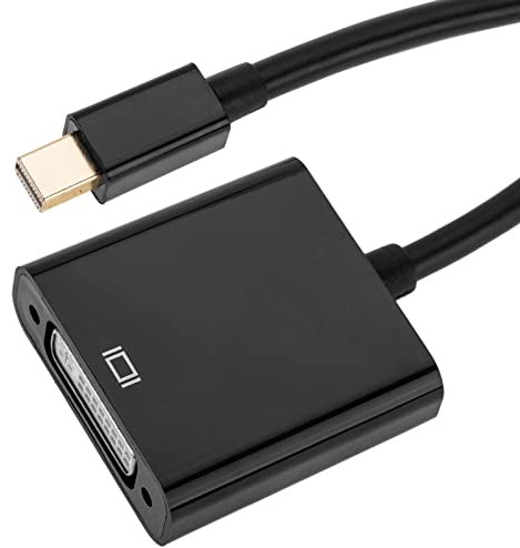 CableMarkt - Adaptador pasivo de MiniDisplayPort Macho a DVI-D Hembra con resolución 4K@1080p